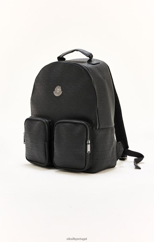 unissex bolsa 6884ZR618 SikSilk x mochila messi preta pu marca