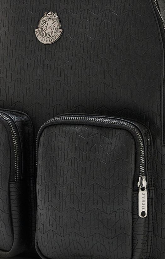 unissex bolsa 6884ZR618 SikSilk x mochila messi preta pu marca