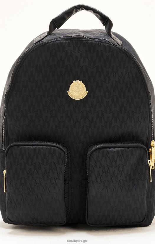unissex bolsa 6884ZR622 SikSilk x mochila messi preta
