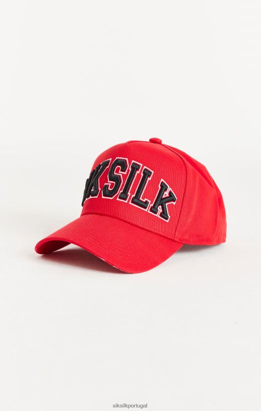 unissex acessório 6884ZR229 SikSilk boné vermelho