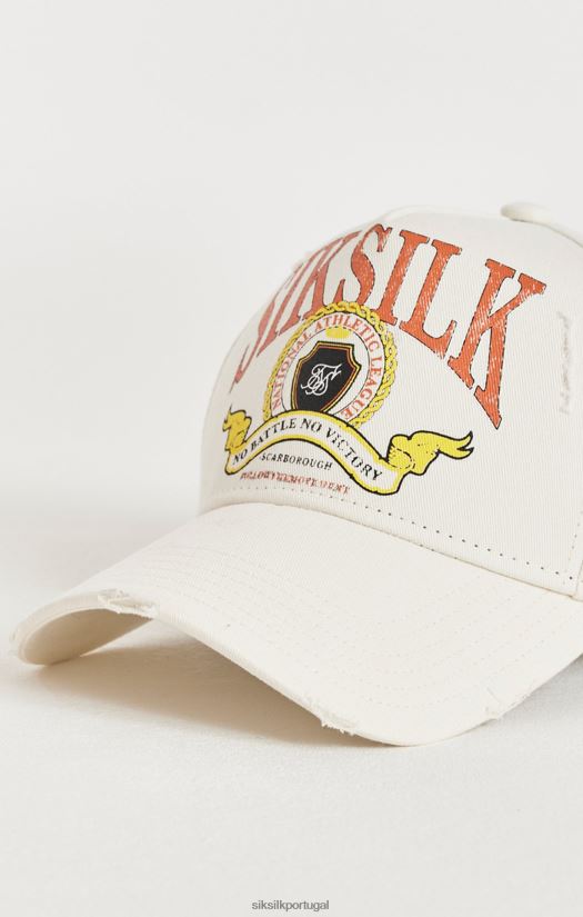 unissex acessório 6884ZR240 SikSilk boné trucker retrô envelhecido cru