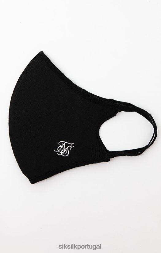 unissex acessório 6884ZR239 SikSilk pacote preto de 3 coberturas faciais