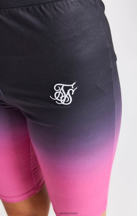 garotas vestuário 6884ZR357 SikSilk ciclo de desbotamento rosa curto