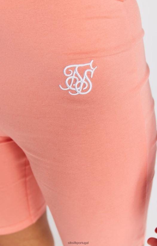 garotas vestuário 6884ZR361 SikSilk ciclo de fita coral runner curto
