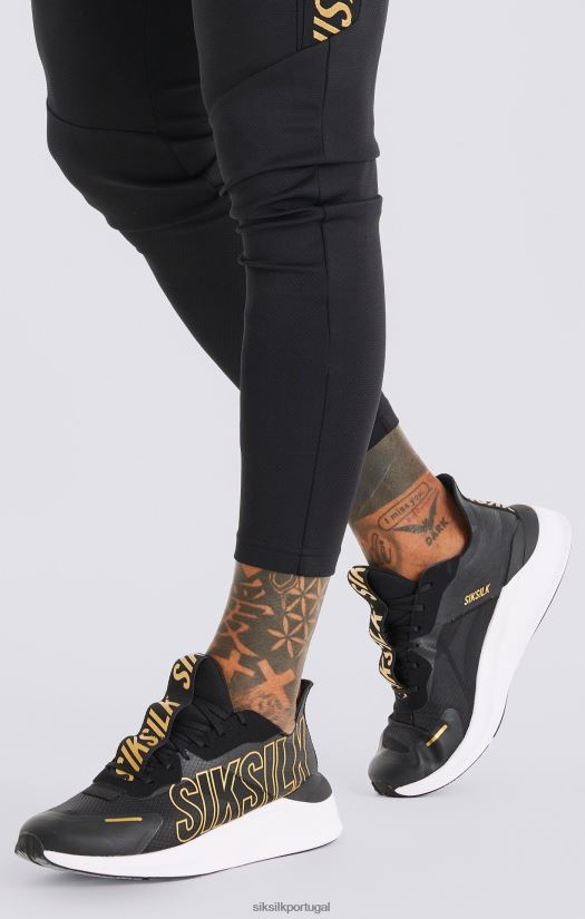 homens calçados 6884ZR18 SikSilk tênis de corrida de desempenho mako preto