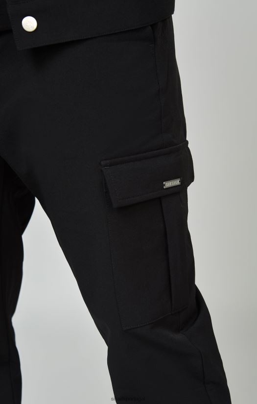 homens vestuário 6884ZR509 SikSilk jogger cargo utilitário preto