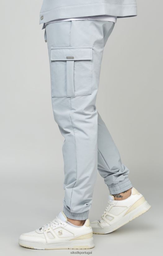 homens vestuário 6884ZR510 SikSilk jogger cargo utilitário cinza