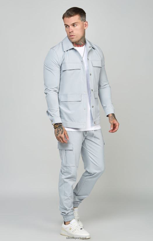 homens vestuário 6884ZR510 SikSilk jogger cargo utilitário cinza
