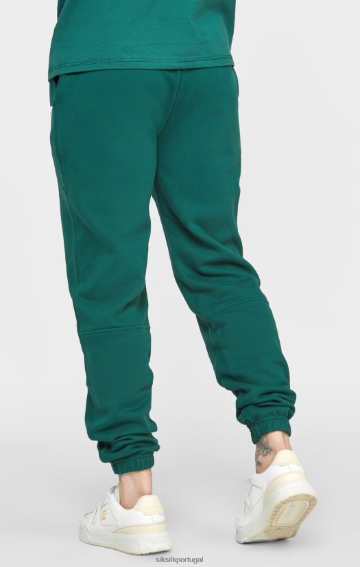 homens vestuário 6884ZR541 SikSilk jogger verde descontraído