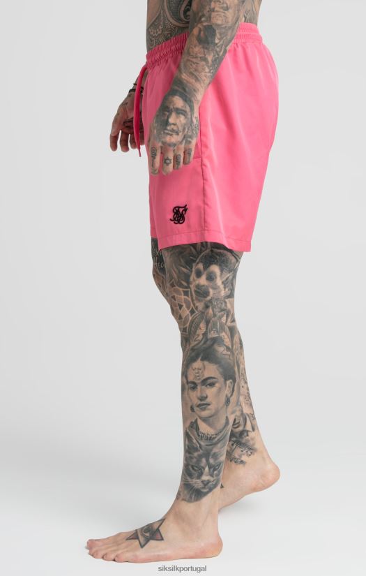 homens vestuário 6884ZR616 SikSilk short de banho rosa