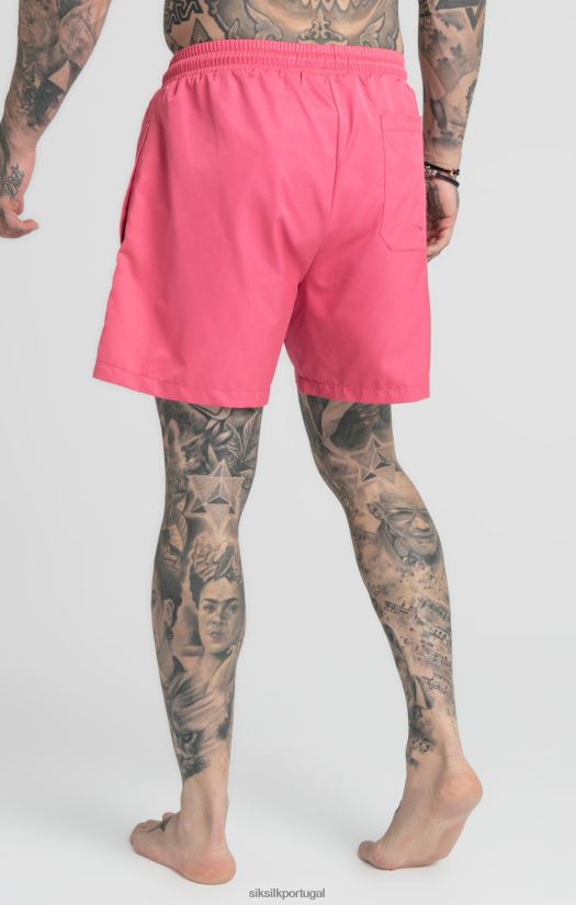 homens vestuário 6884ZR616 SikSilk short de banho rosa