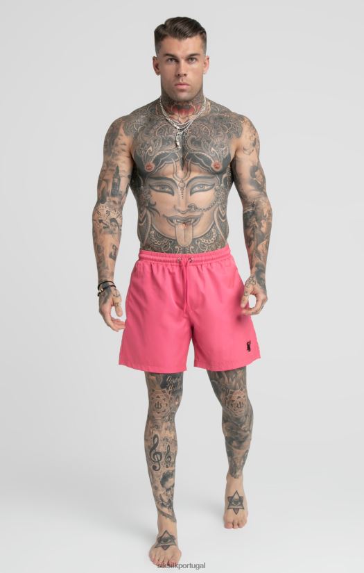 homens vestuário 6884ZR616 SikSilk short de banho rosa