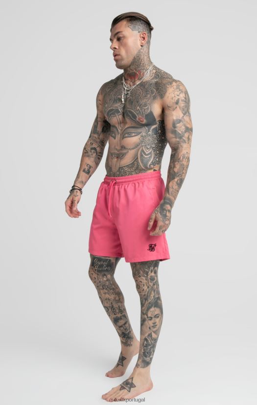 homens vestuário 6884ZR616 SikSilk short de banho rosa