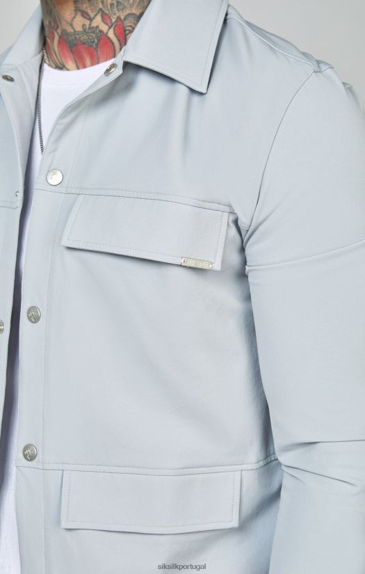 homens vestuário 6884ZR462 SikSilk camiseta utilitária cinza