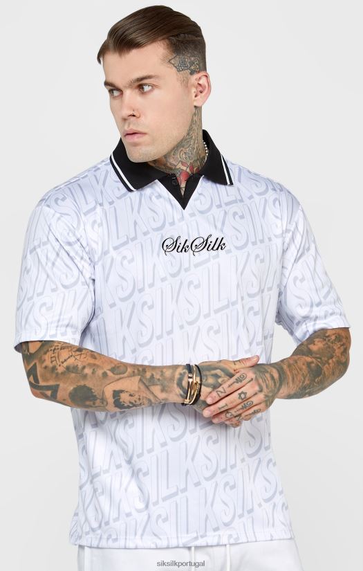 homens vestuário 6884ZR380 SikSilk camisa de futebol branca