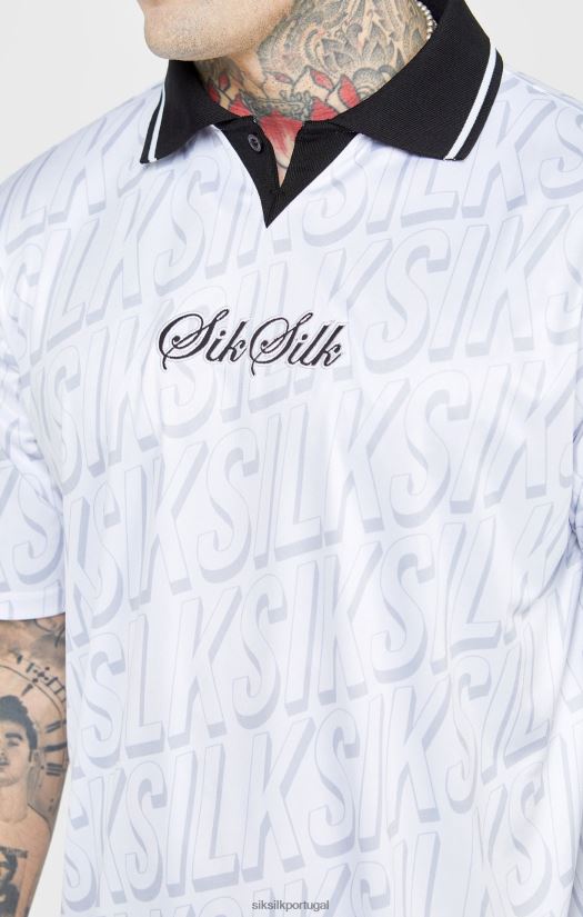 homens vestuário 6884ZR380 SikSilk camisa de futebol branca