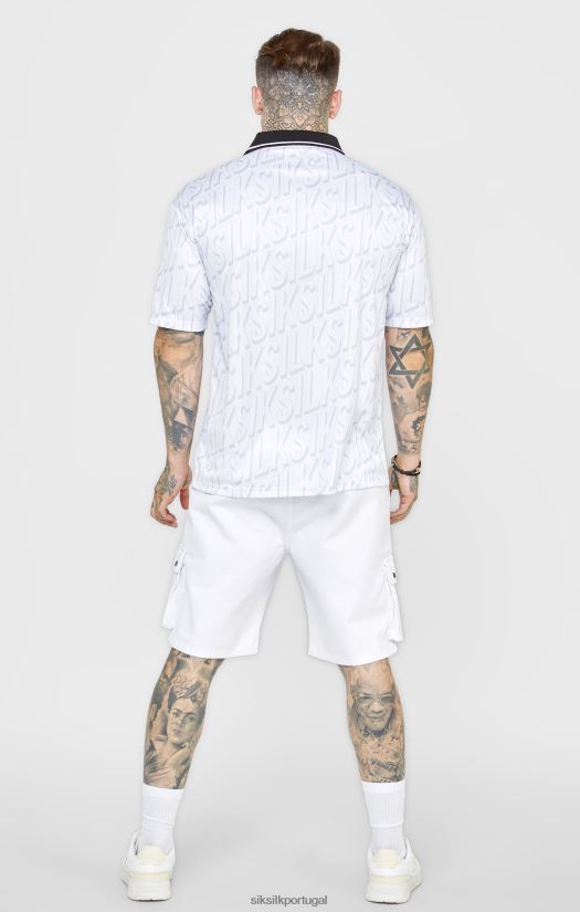homens vestuário 6884ZR380 SikSilk camisa de futebol branca