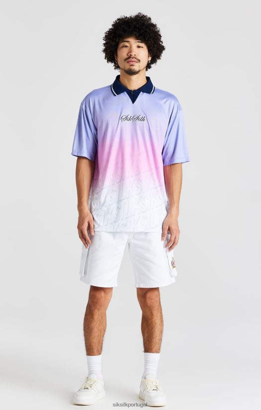 homens vestuário 6884ZR382 SikSilk camisa de futebol da marinha