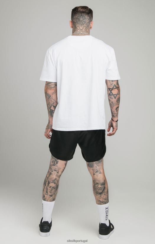 homens vestuário 6884ZR406 SikSilk camiseta branca folgada