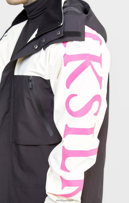 homens vestuário 6884ZR482 SikSilk jaqueta técnica crua