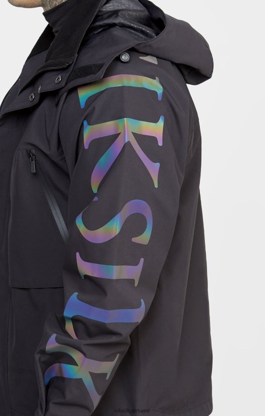 homens vestuário 6884ZR484 SikSilk jaqueta técnica preta