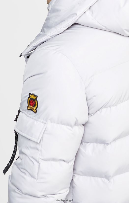 homens vestuário 6884ZR487 SikSilk jaqueta parka cinza