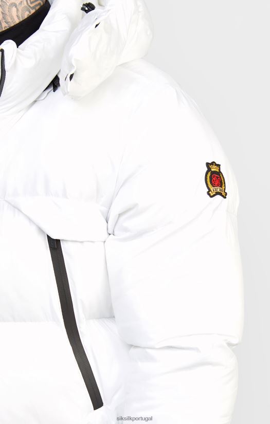 homens vestuário 6884ZR488 SikSilk casaco branco de gerente