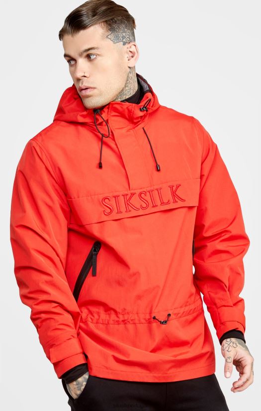 homens vestuário 6884ZR489 SikSilk jaqueta vermelha