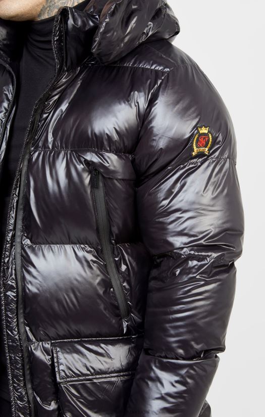 homens vestuário 6884ZR497 SikSilk casaco preto de gerente