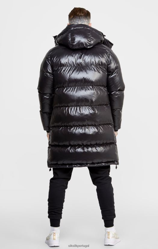 homens vestuário 6884ZR497 SikSilk casaco preto de gerente