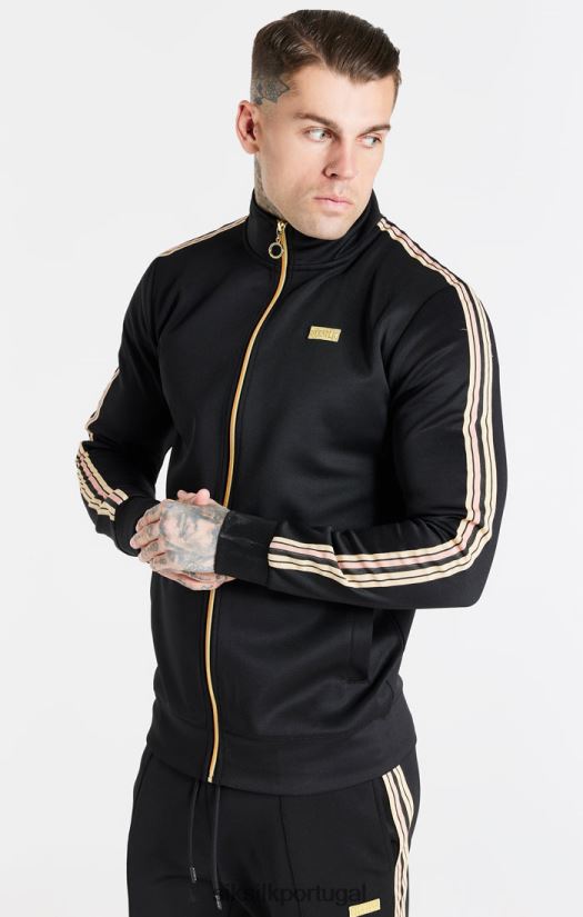 homens vestuário 6884ZR446 SikSilk funil preto passa através