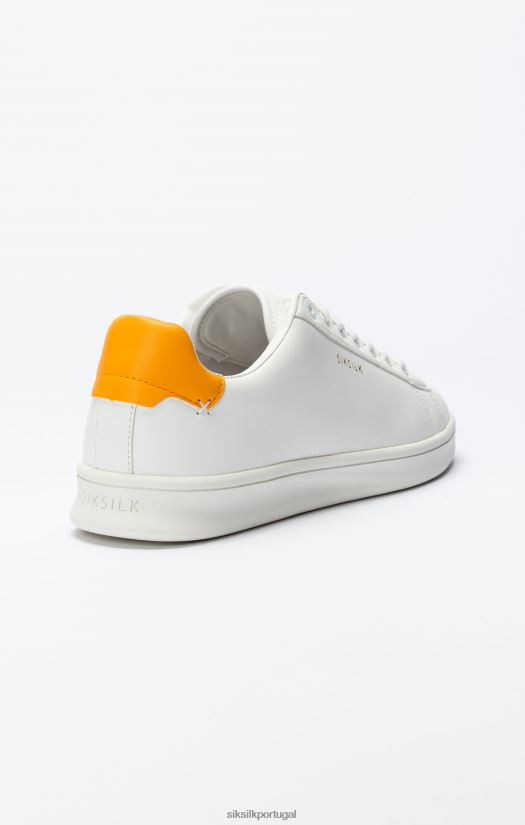 mulheres calçados 6884ZR250 SikSilk tênis casual cano baixo branco