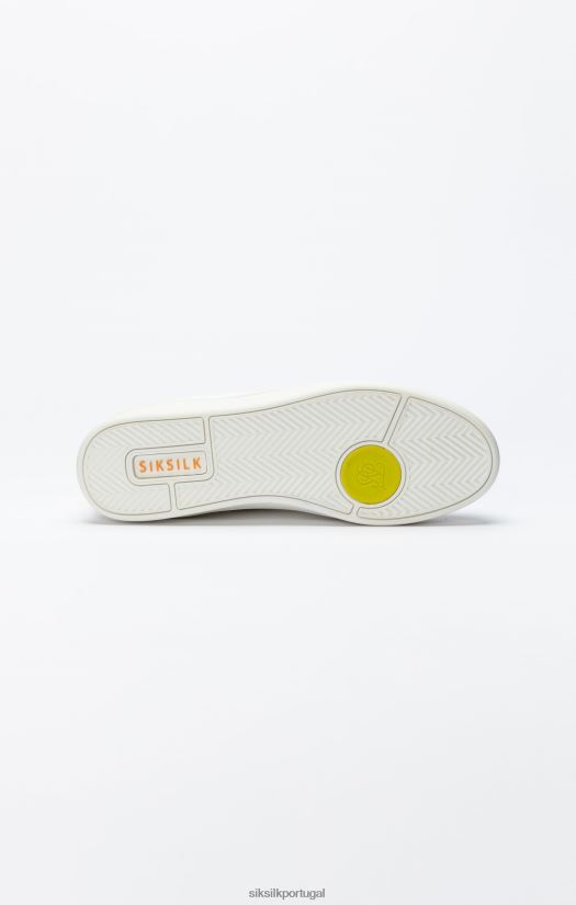 mulheres calçados 6884ZR250 SikSilk tênis casual cano baixo branco