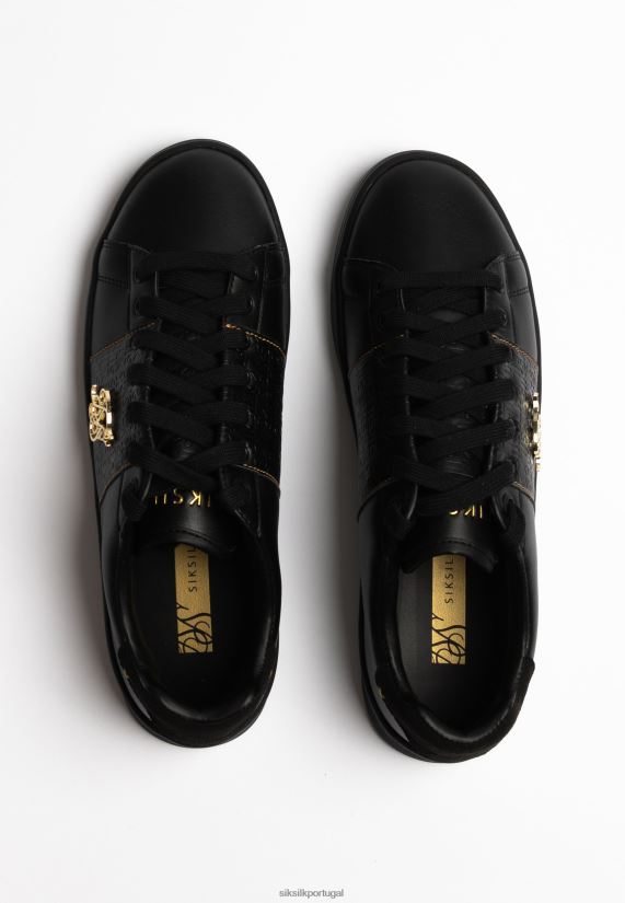 mulheres calçados 6884ZR264 SikSilk circuito kimi preto