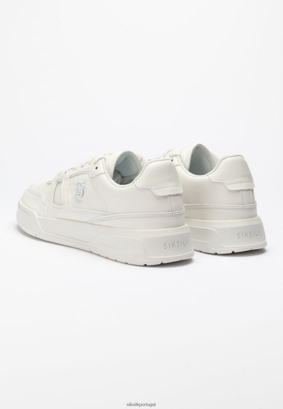 mulheres calçados 6884ZR268 SikSilk tênis off white cano baixo