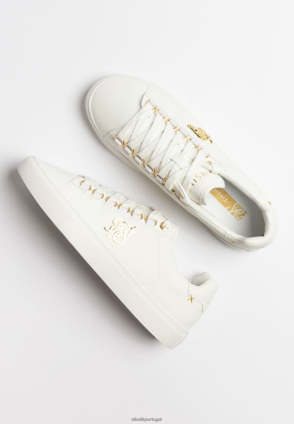 mulheres calçados 6884ZR269 SikSilk efeito pele de cobra barra branca