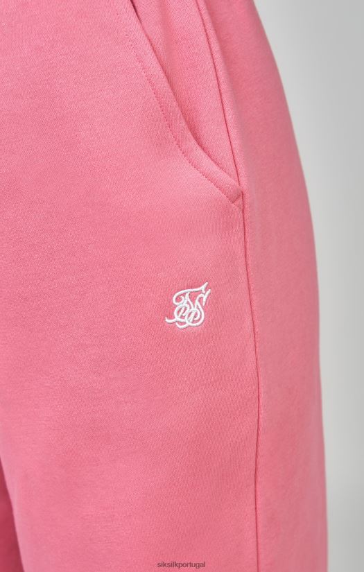 mulheres vestuário 6884ZR175 SikSilk jogger essencial rosa