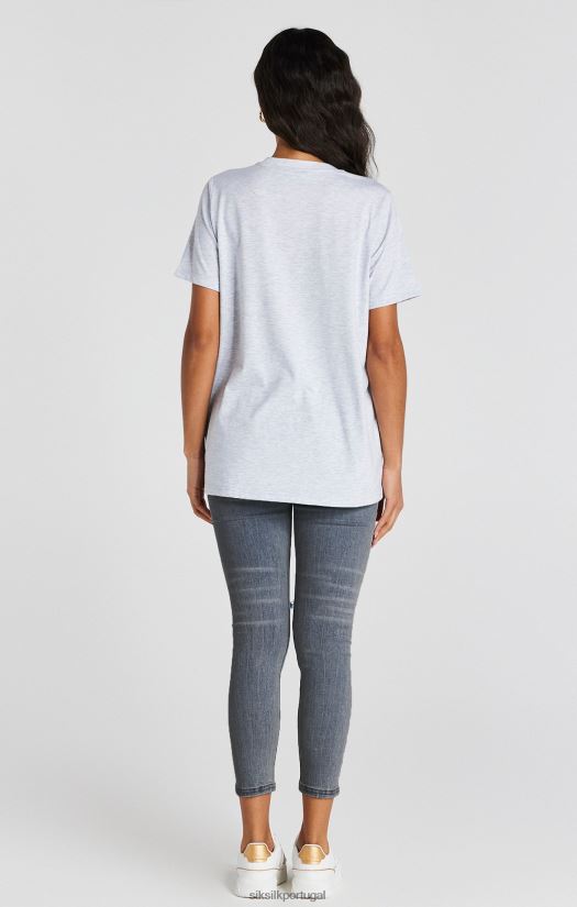 mulheres vestuário 6884ZR188 SikSilk calça jeans com lavagem azul