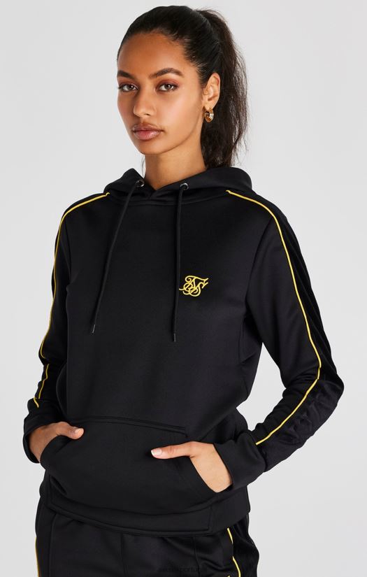 mulheres vestuário 6884ZR106 SikSilk top preto