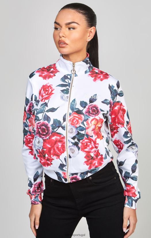 mulheres vestuário 6884ZR77 SikSilk top floral cru
