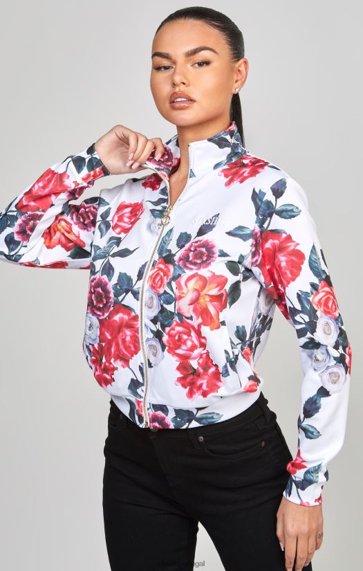 mulheres vestuário 6884ZR77 SikSilk top floral cru