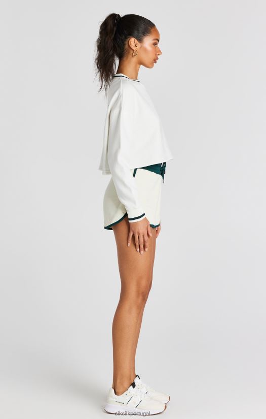 mulheres vestuário 6884ZR78 SikSilk moletom cru