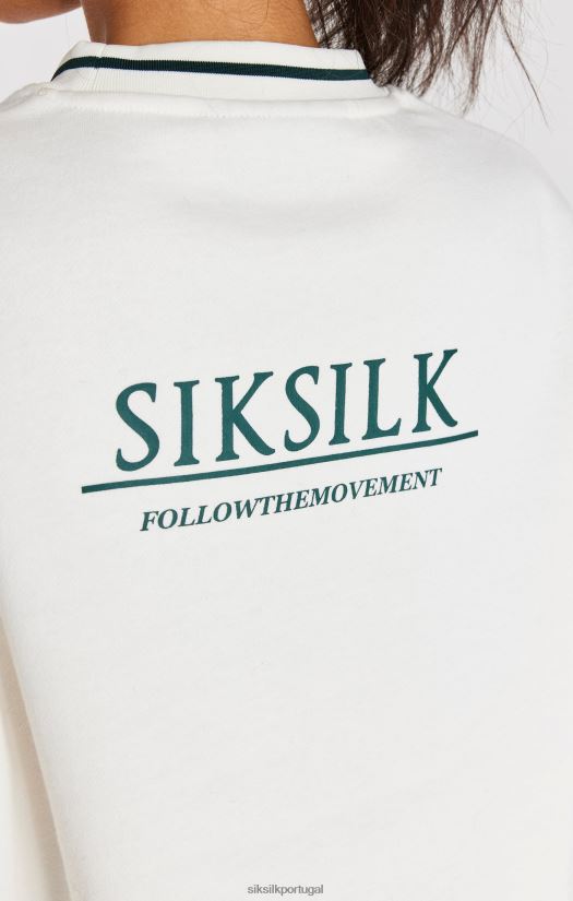 mulheres vestuário 6884ZR78 SikSilk moletom cru