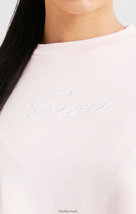 mulheres vestuário 6884ZR83 SikSilk moletom rosa exclusivo