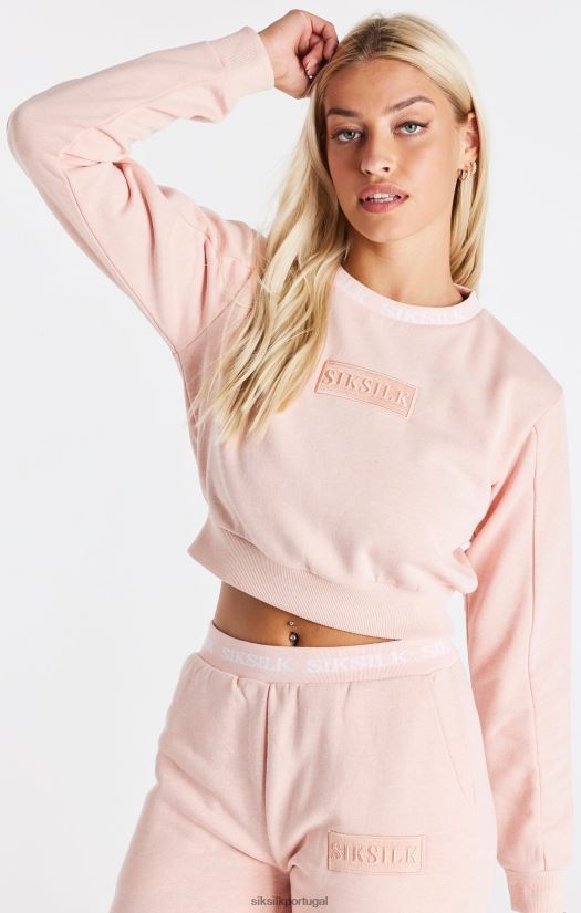 mulheres vestuário 6884ZR91 SikSilk moletom rosa