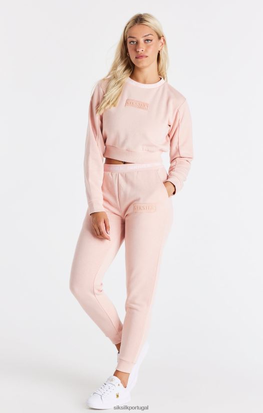 mulheres vestuário 6884ZR91 SikSilk moletom rosa