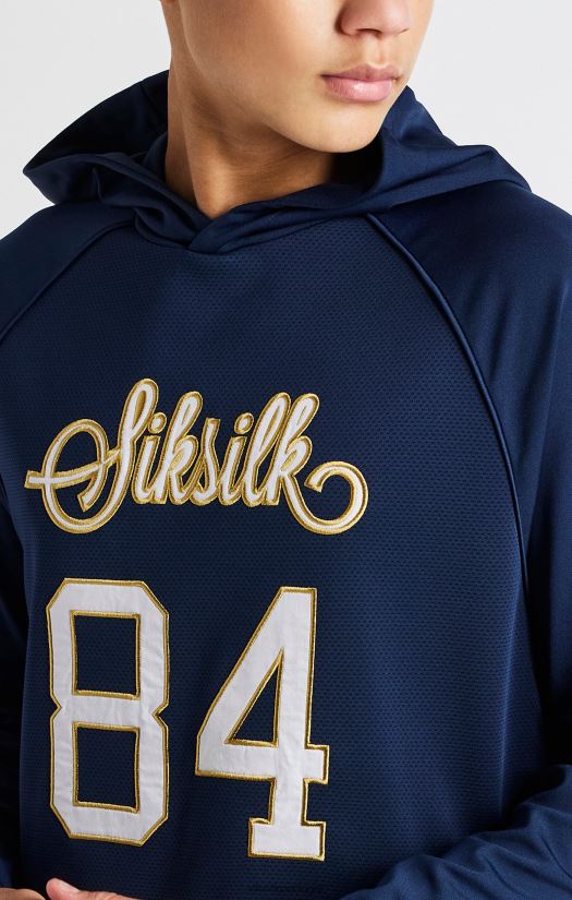 Rapazes vestuário 6884ZR294 SikSilk moletom retrô marinho