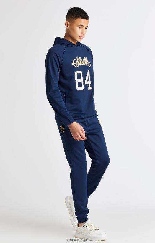 Rapazes vestuário 6884ZR294 SikSilk moletom retrô marinho